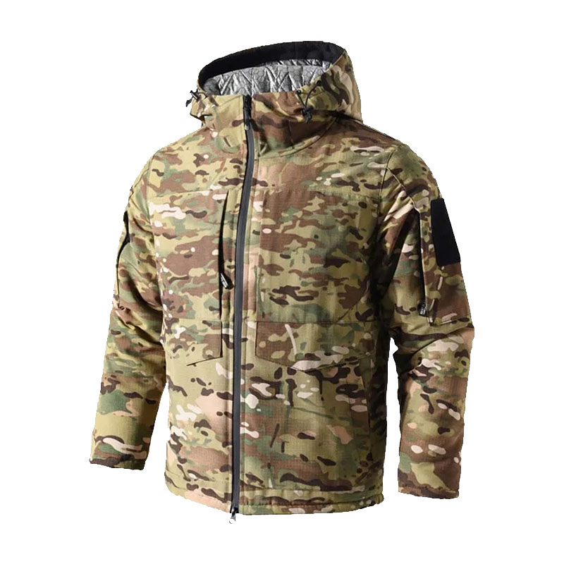 Camouflage Hunting Jacket - Winter Men Tactical Jackets –30℃ Camo