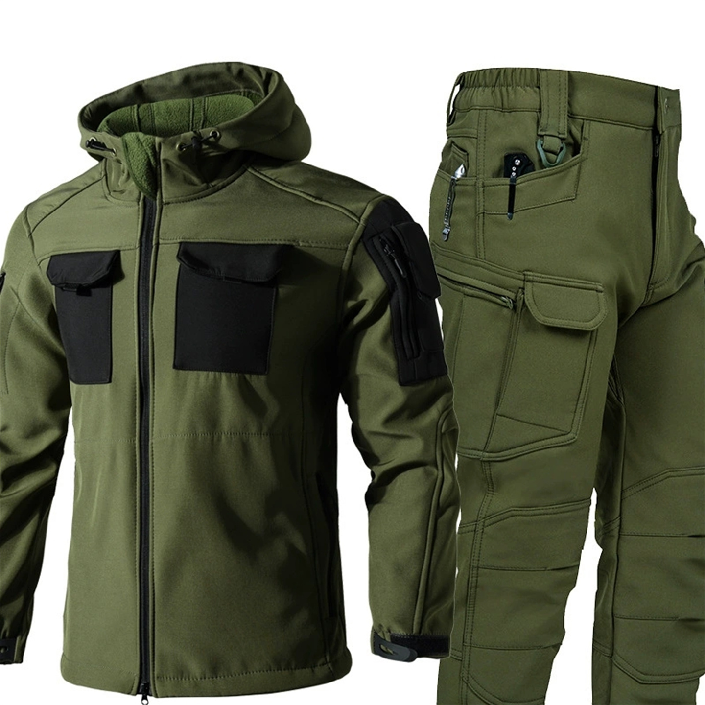 Winter Outdoor Thermal Soft Sh - đánh giá và giá Camouflage Hunting Jacket