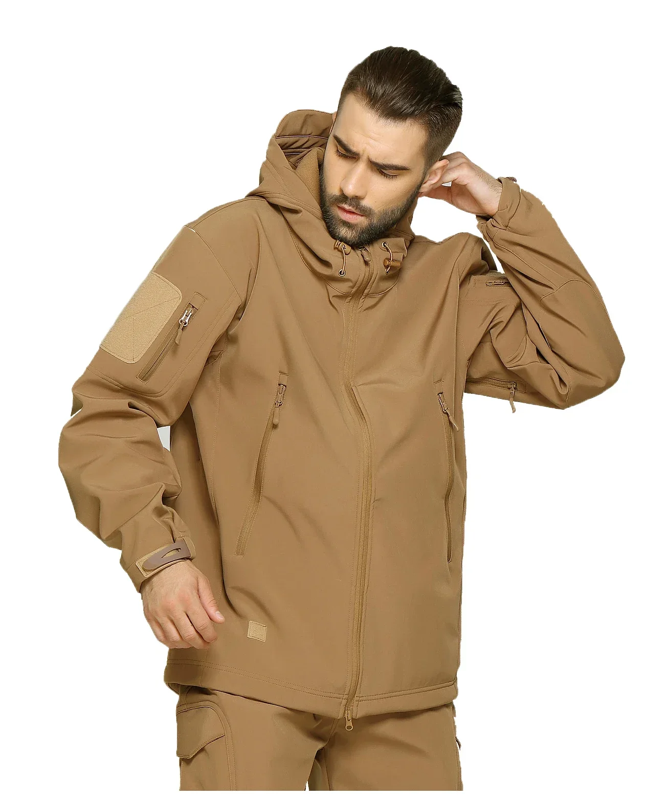 EMR Camouflage Soft Shell Assa - đánh giá và giá Camouflage Hunting Jacket