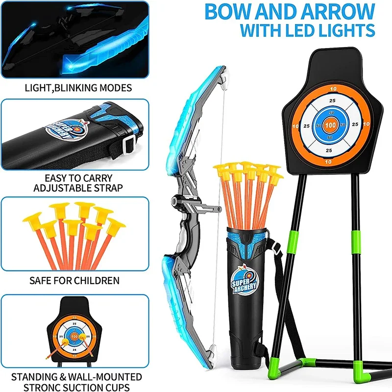 Bow And Arrows For Children Ki - đánh giá và giá Outdoor Hunting Games For Kids