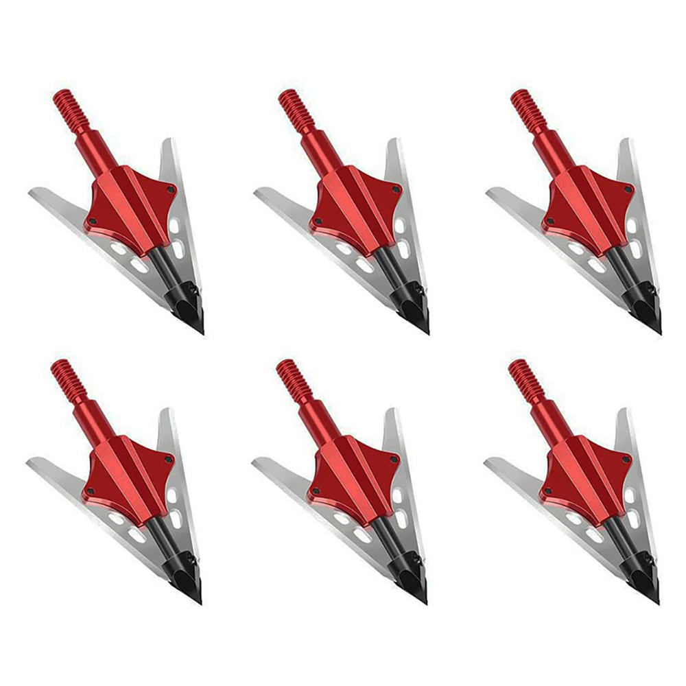 【STOCK】6 Pcs Hunting Broadhead - đánh giá và giá Hunting Bow Compound