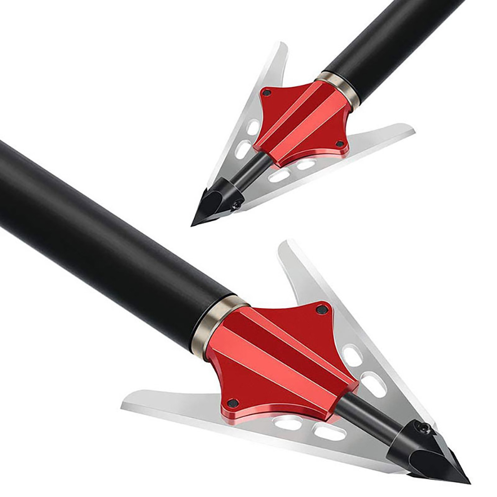 【STOCK】6 Pcs Hunting Broadhead - đánh giá và giá Hunting Bow Compound