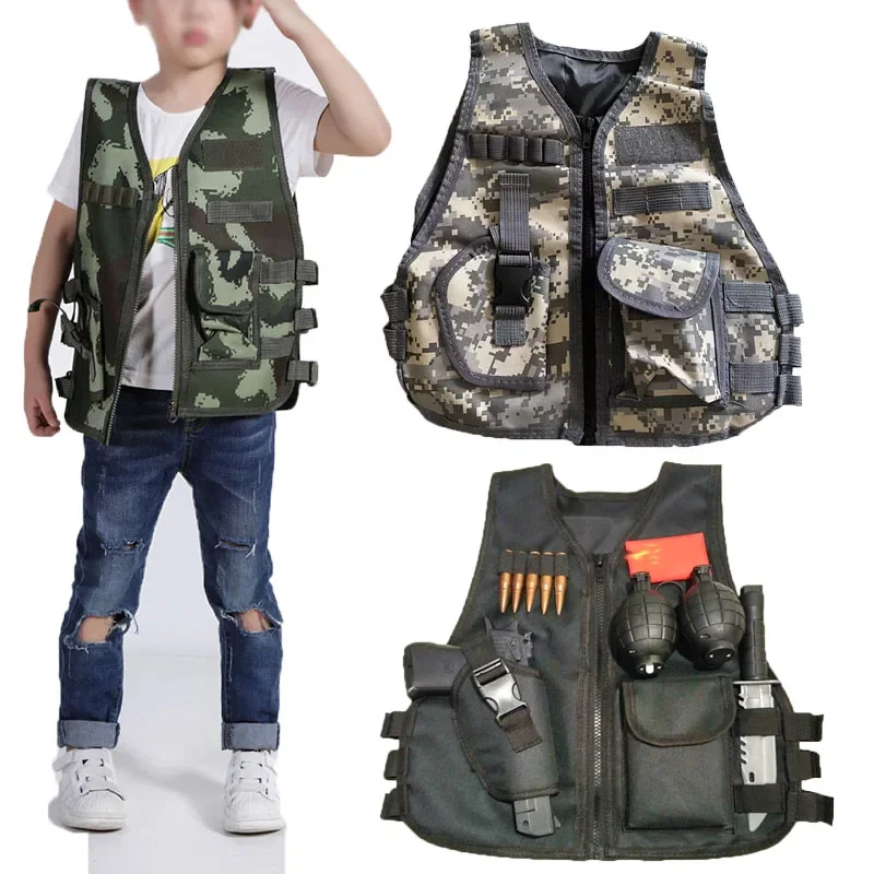 Fans Outdoor Children Vest Tac - đánh giá và giá Outdoor Hunting Games For Kids