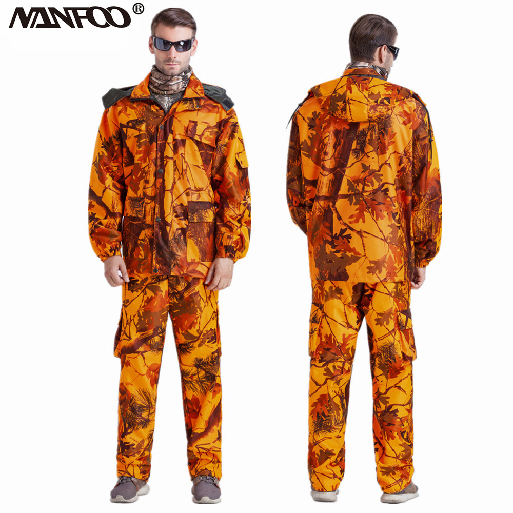Ngoài Trời Blaze Orange Bionic - đánh giá và giá Camouflage Hunting Jacket