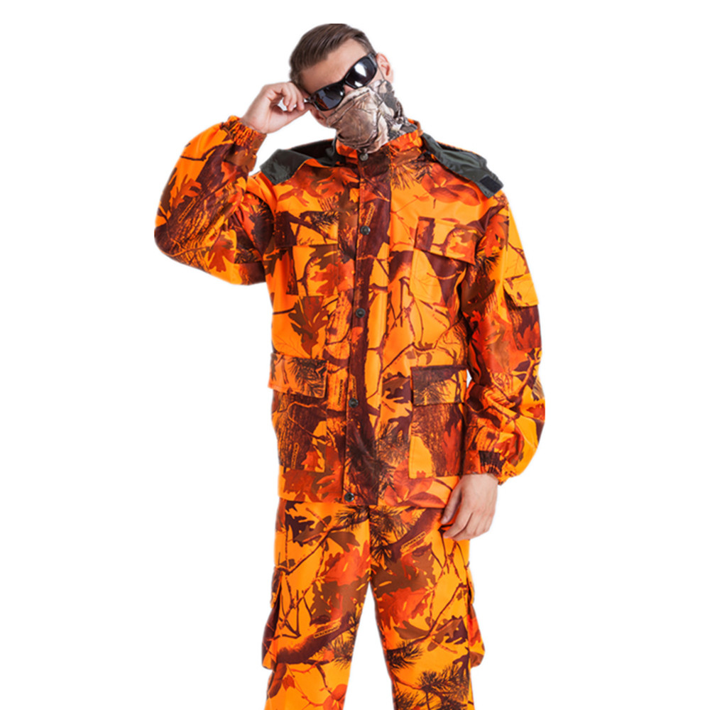 Ngoài Trời Blaze Orange Bionic - đánh giá và giá Camouflage Hunting Jacket