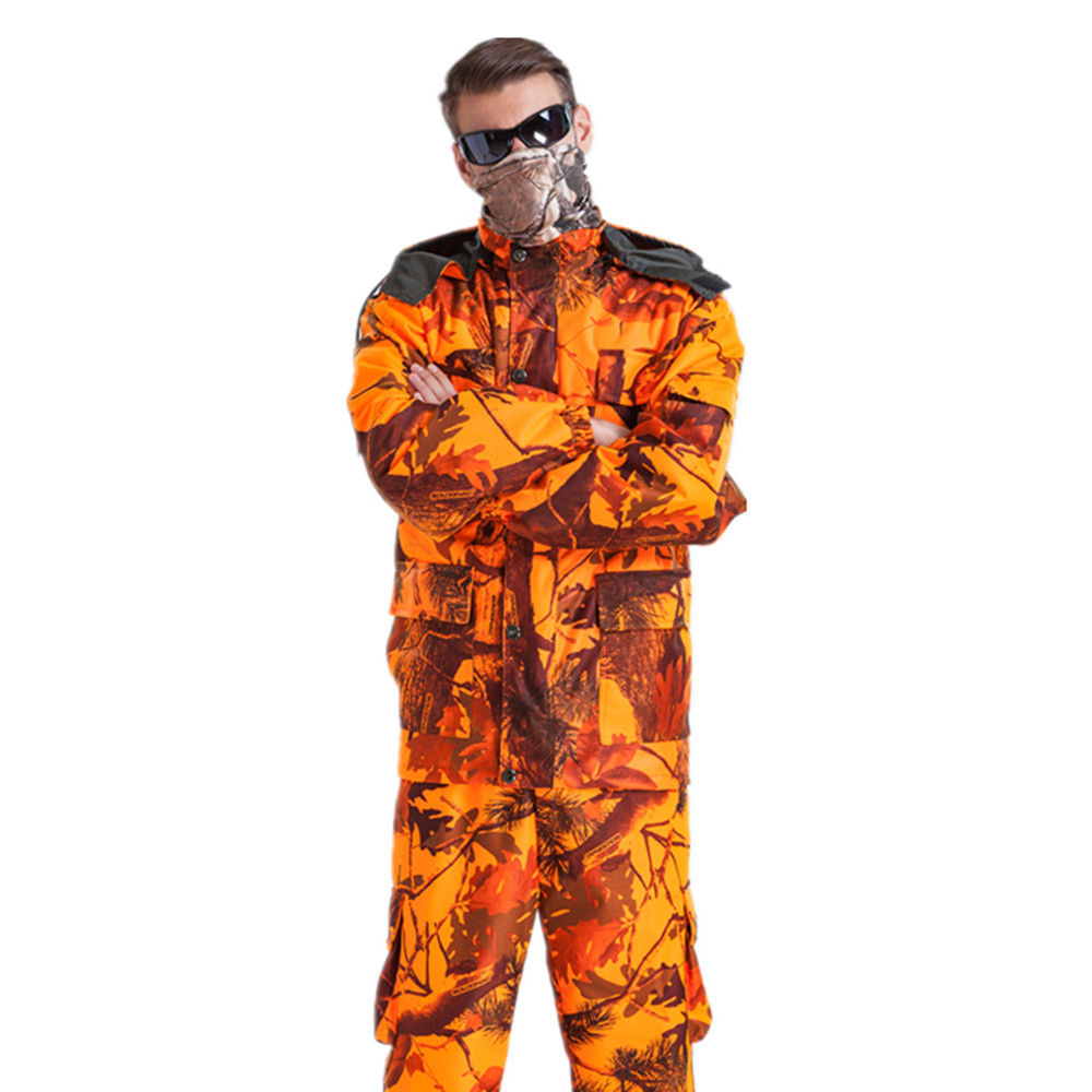 Ngoài Trời Blaze Orange Bionic - đánh giá và giá Camouflage Hunting Jacket