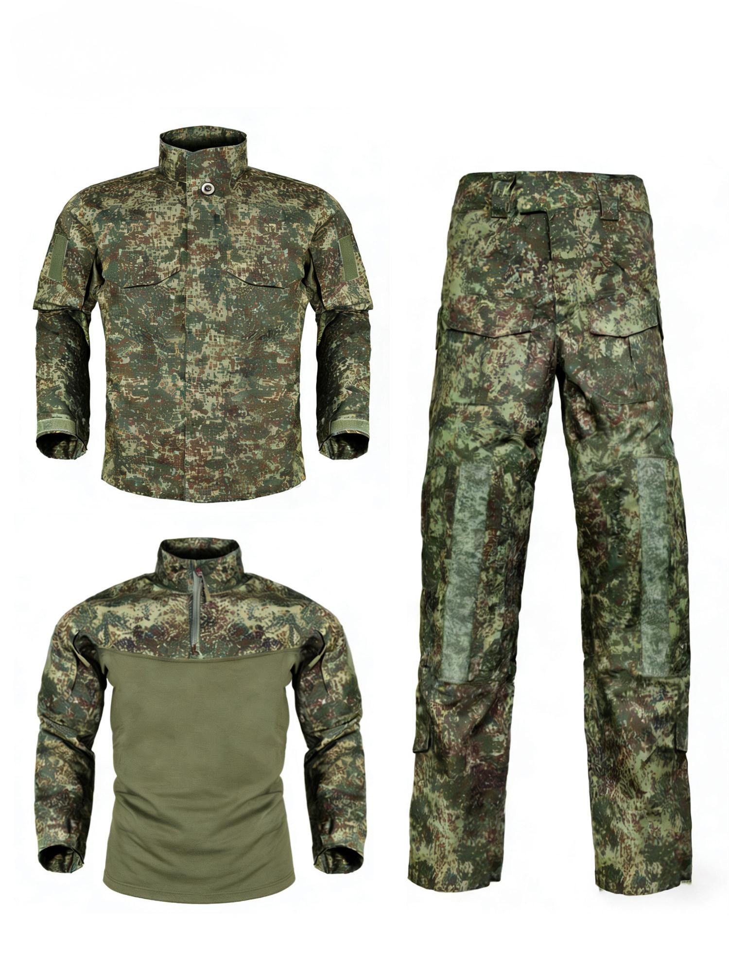 Russian Camouflage Suit Set, F - đánh giá và giá Camouflage Hunting Jacket