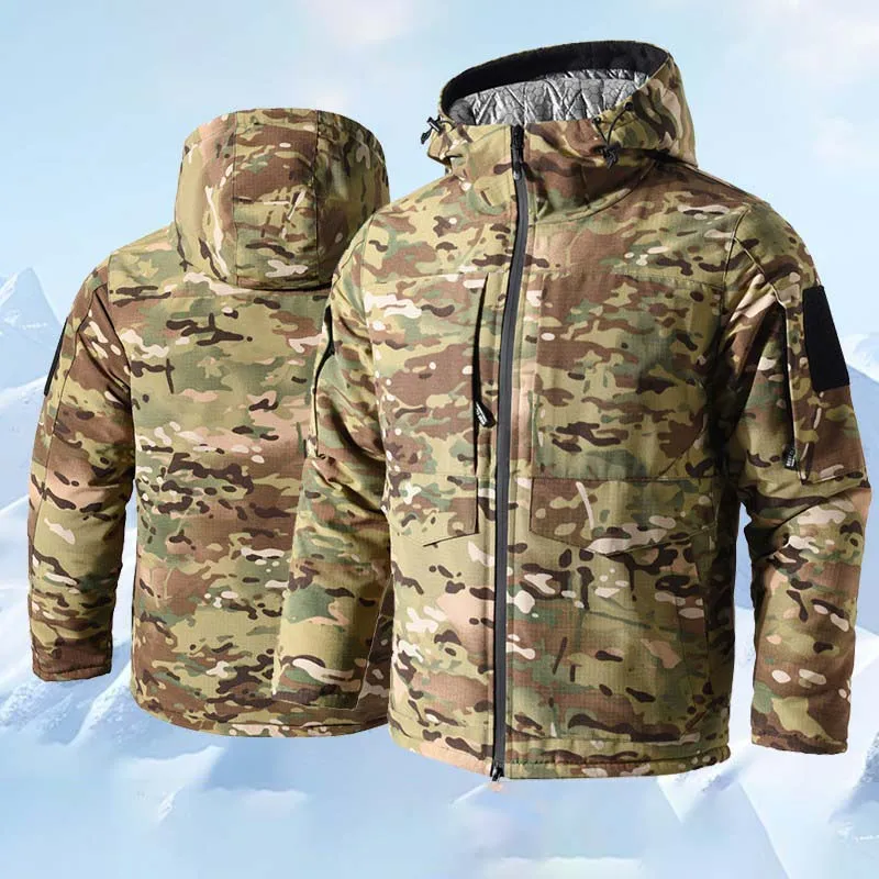 Winter Men Tactical Jackets –3 - đánh giá và giá Camouflage Hunting Jacket