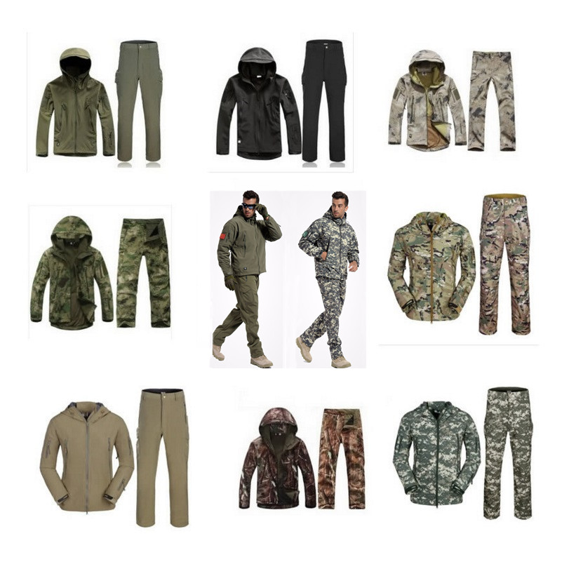 Shark Skin Soft Shell Tactical - đánh giá và giá Camouflage Hunting Jacket
